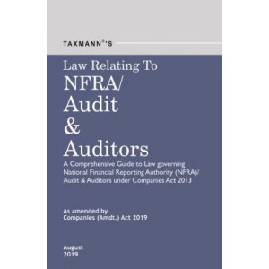 Taxmann's Law relating to NFRA / Audit & Auditors| National Financial Reporting Authority